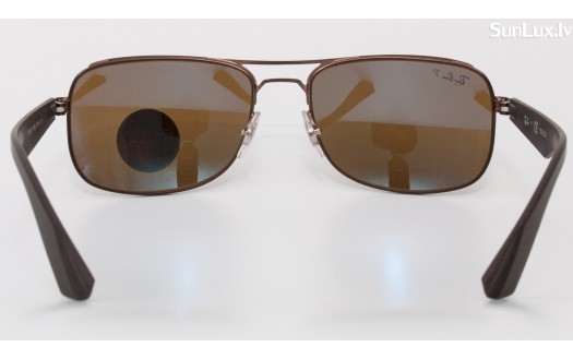 Ray-Ban Aviator Square Polarised (RB3524 012/83 57mm) saules brilles